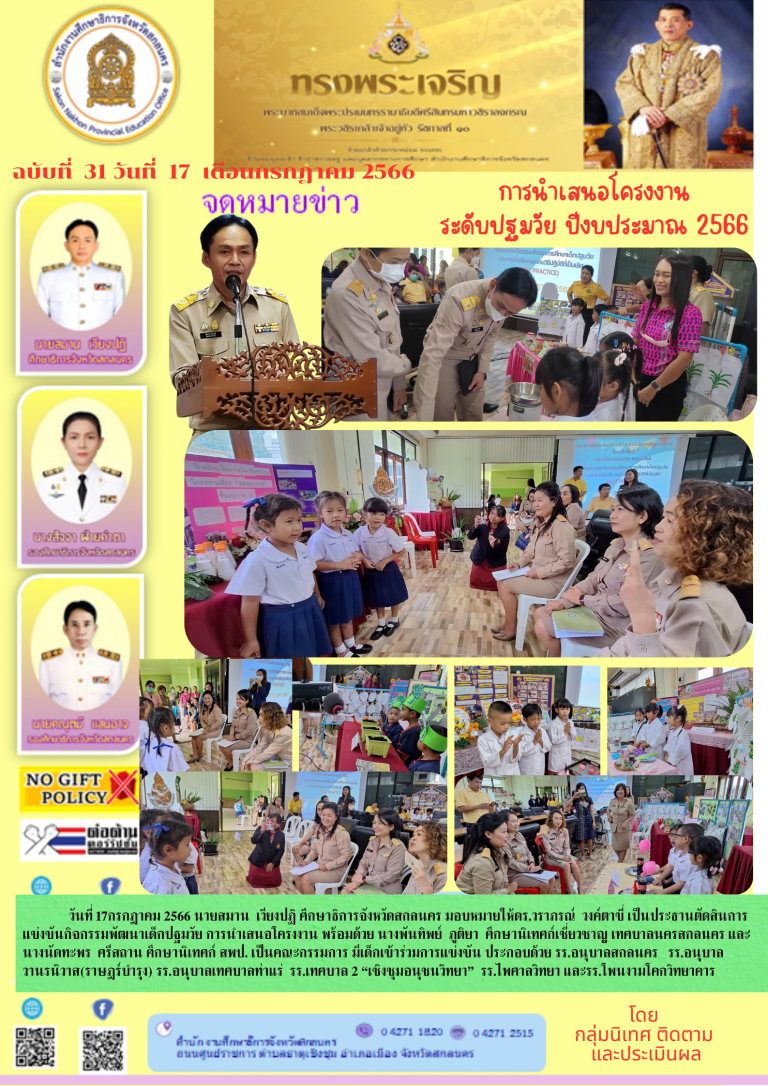 กิจกรรมการแข่งขันโครงงาน